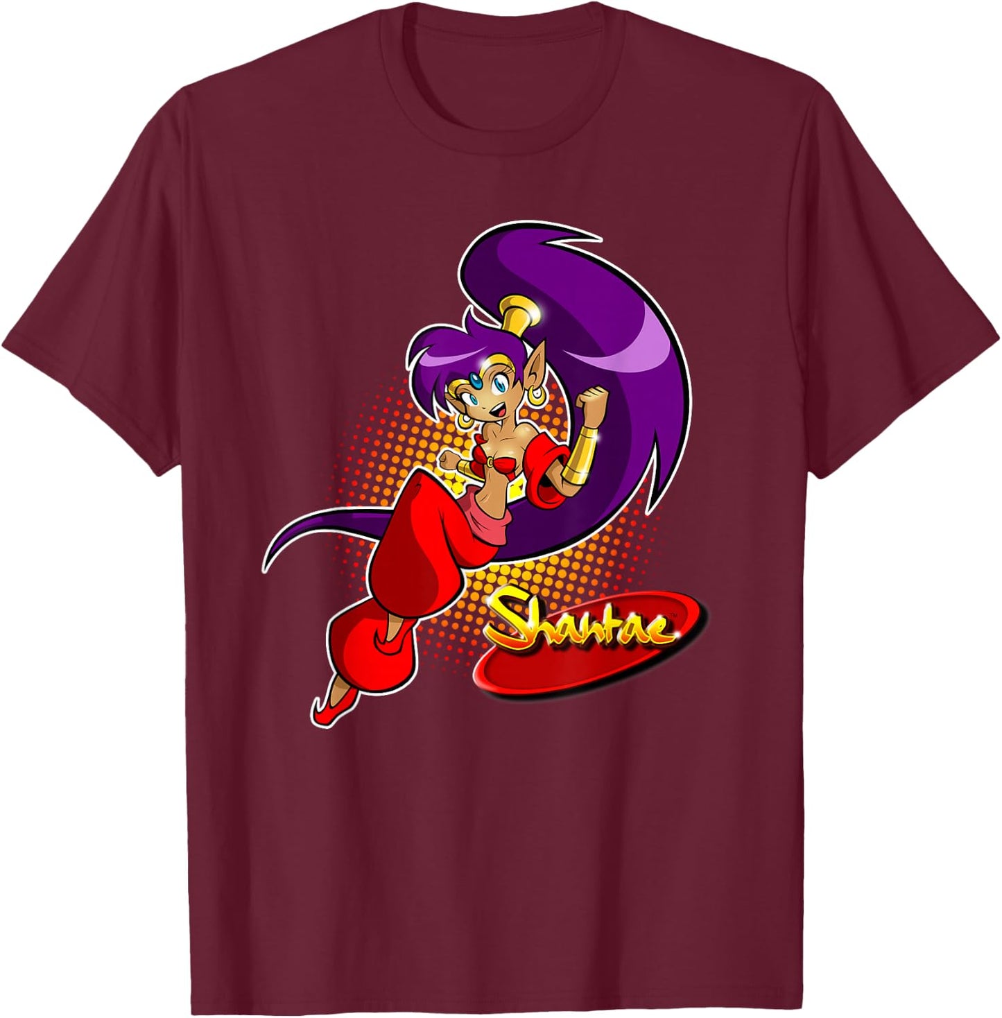 Classic Shantae T-Shirt - T-Shirt | Maroon