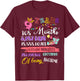 9th Birthday For Girls 9 Years Old Being Awesome Gift T-Shirt - T-Shirt | Maroon