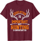 Education Is Important But Hunting Is Importanter T-Shirt - T-Shirt | Maroon