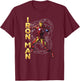 Marvel Avengers Assemble Iron Man Tech Graphic T-Shirt - T-Shirt | Maroon