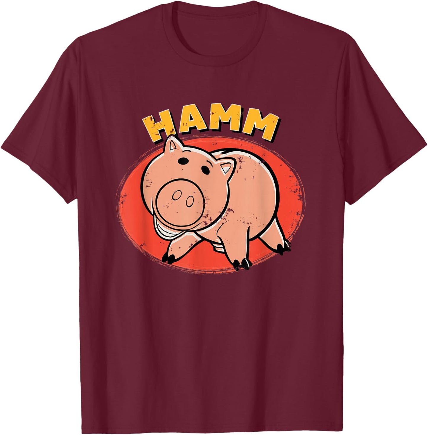 Disney Pixar Toy Story 4 Hamm T-Shirt - T-Shirt | Maroon