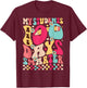 My Students are 100 Days Smarter 100th Day of School Teacher T-Shirt - T-Shirt | Maroon