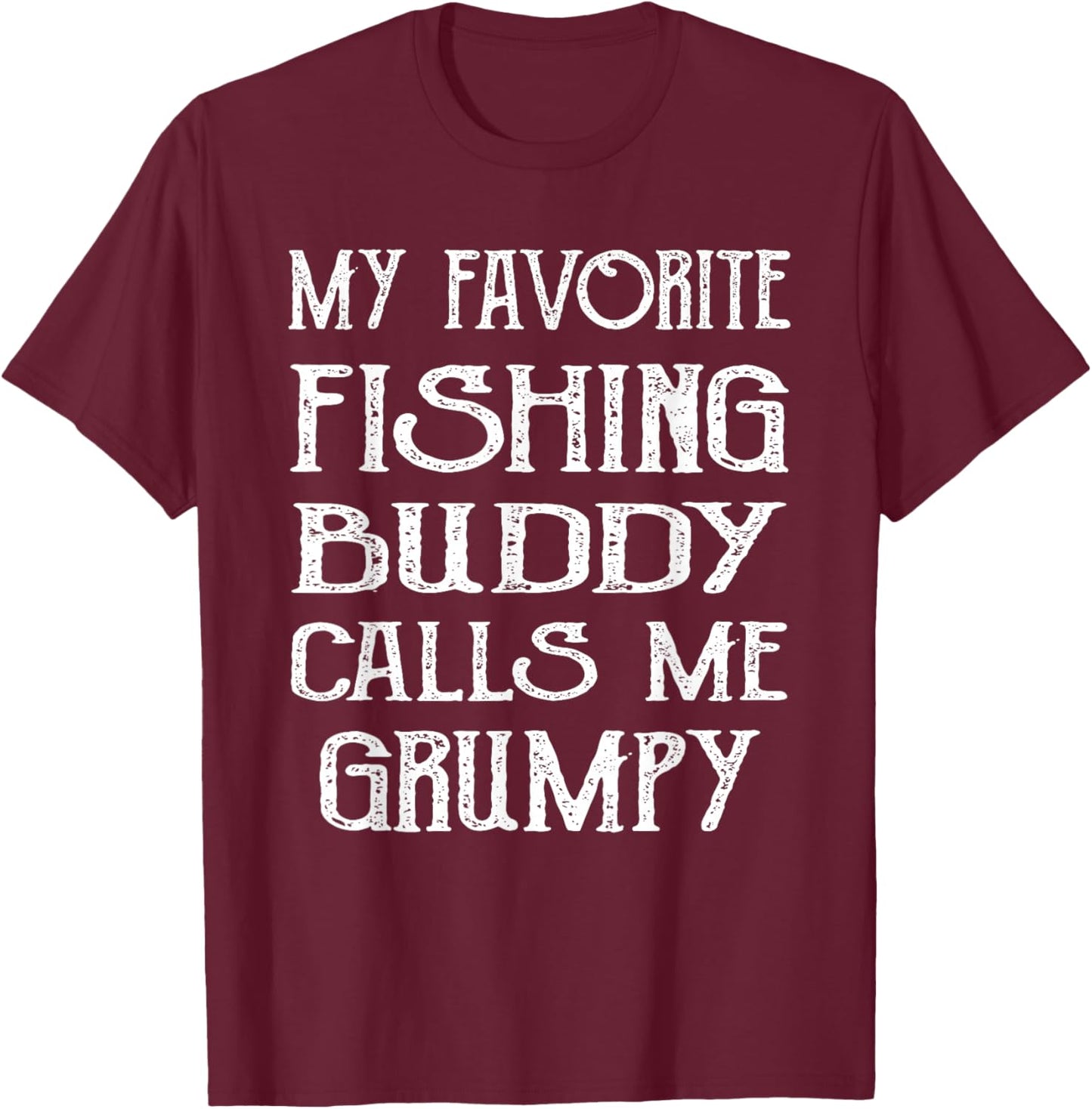 Grumpy Vintage Xmas T-Shirt - T-Shirt | Maroon