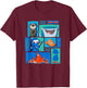 Disney Pixar Finding Dory Characters T-Shirt - T-Shirt | Maroon