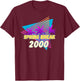 Spring Break 2000 | 00s Beach Party Wear T-Shirt - T-Shirt | Maroon