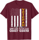 Veteran of the United States US Coast Guard T-Shirt - T-Shirt | Maroon