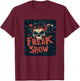 Embrace the Extraordinary in the Freak Show Costume T-Shirt - T-Shirt | Maroon
