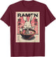 Anime Rabbit Manga Kawaii Otaku Neko Japanese Ramen Rabbit T-Shirt - T-Shirt | Maroon