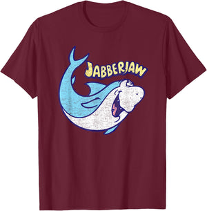 Hanna-Barbera Jabberjaw Retro Swim , -Adults, Kids, Blue, Short Sleeve, Small T-Shirt - T-Shirt | Maroon