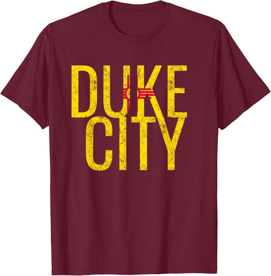 Albuquerque New Mexico Duke City Zia Gifts Men Women T-Shirt - T-Shirt | Maroon