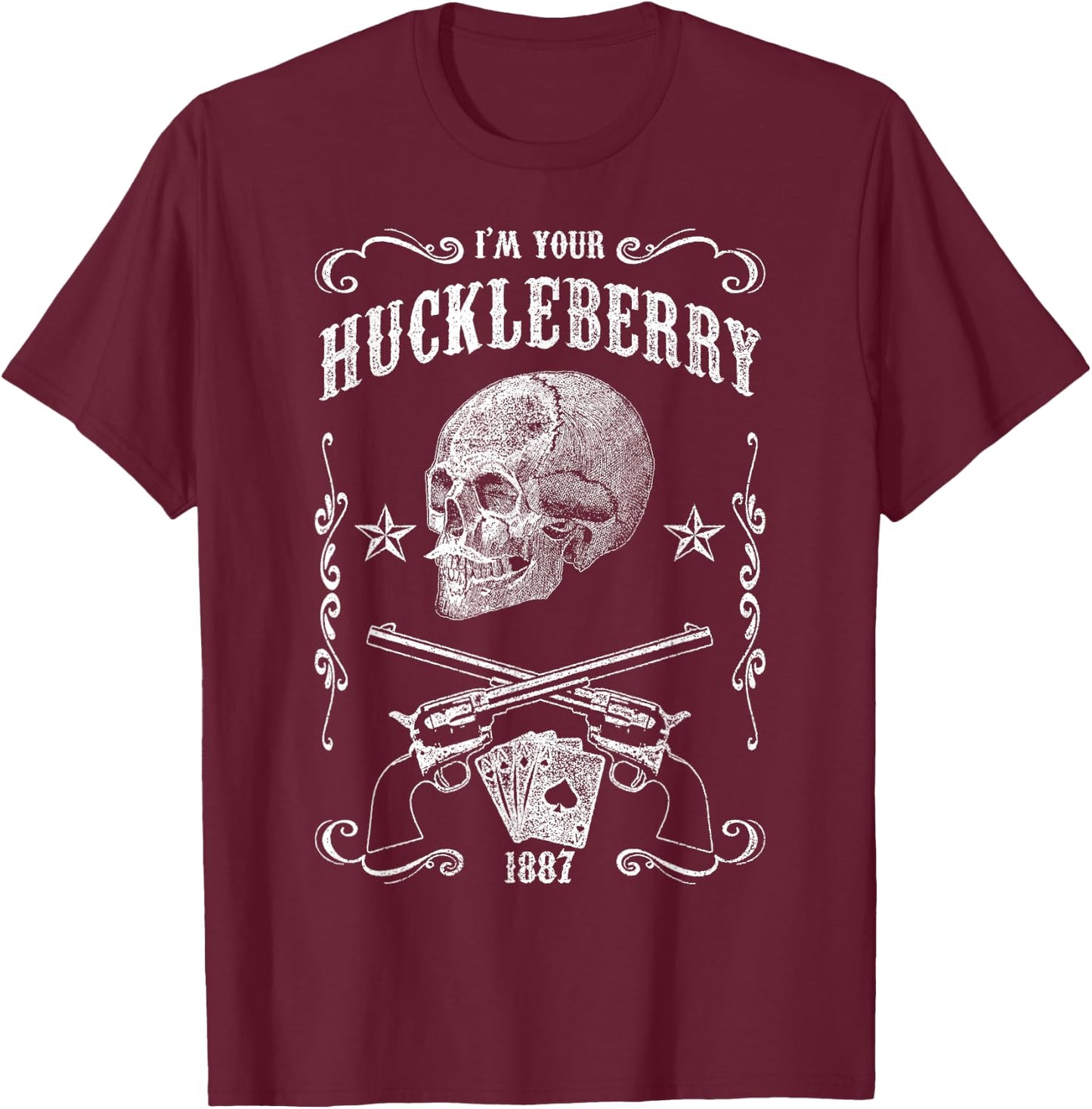 I'm Your Huckleberry Doc Shirt T-Shirt - T-Shirt | Maroon