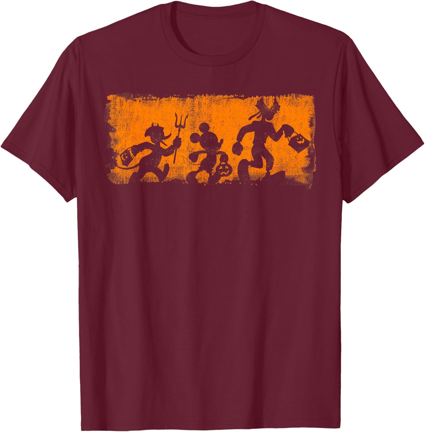 Disney Mickey and Friends Halloween T-Shirt - T-Shirt | Maroon