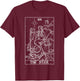 The Star Tarot Card Halloween Mermaid Gothic Witch Horror T-Shirt - T-Shirt | Maroon