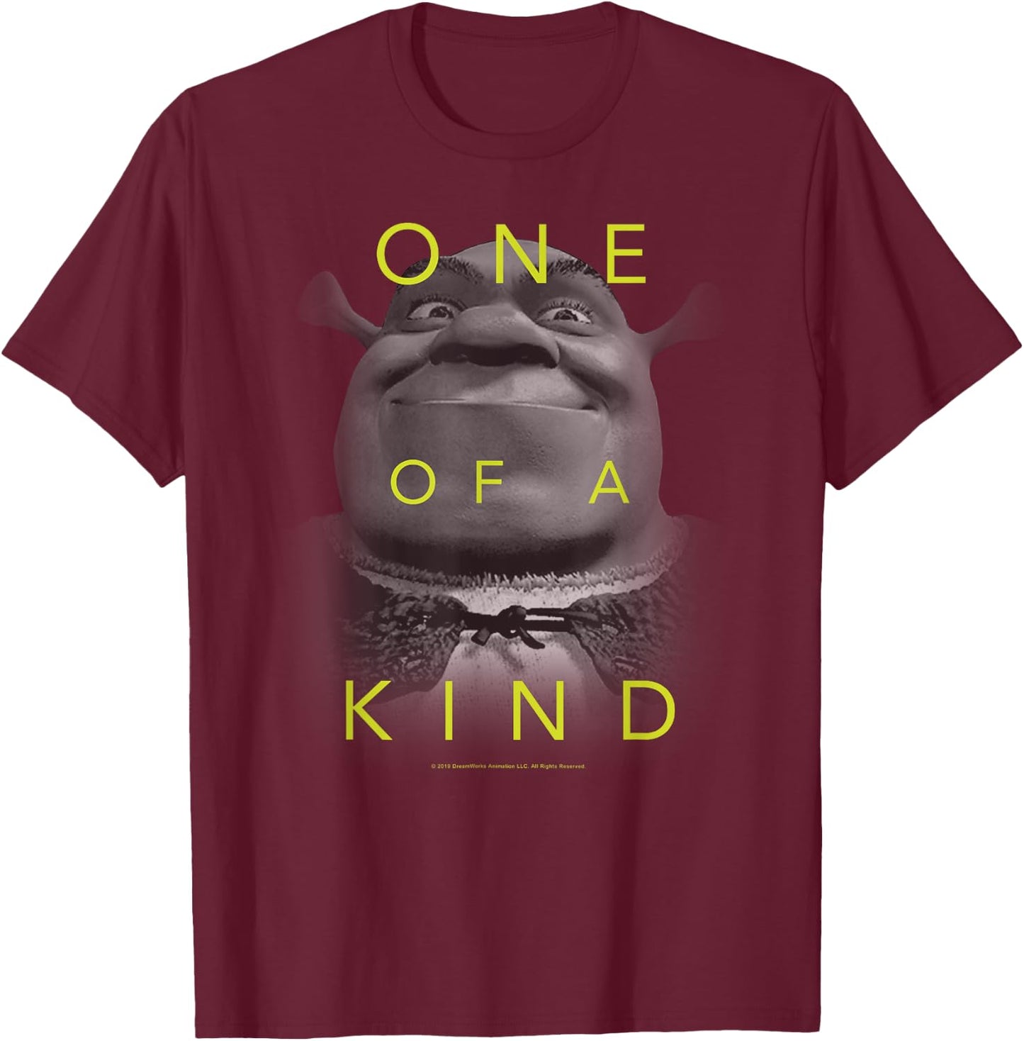 Shrek One Of A Kind Ogre T-Shirt - T-Shirt | Maroon