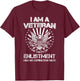 I am a Veteran My Oath of Enlistment Has No Expiration Date T-Shirt - T-Shirt | Maroon