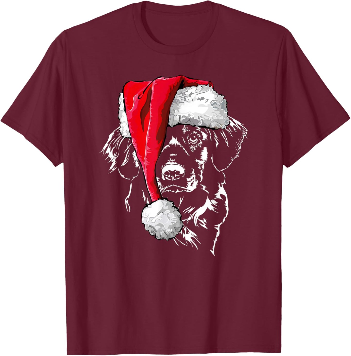 Nova Scotia Duck Tolling Retriever mom Santa Christmas gift T-Shirt - T-Shirt | Maroon