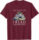 Hedgehog Shirt: That's What I Do I Read And I Know Things T-Shirt - T-Shirt | Maroon
