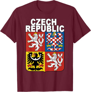 Czech Republic Shirt T-Shirt - T-Shirt | Maroon