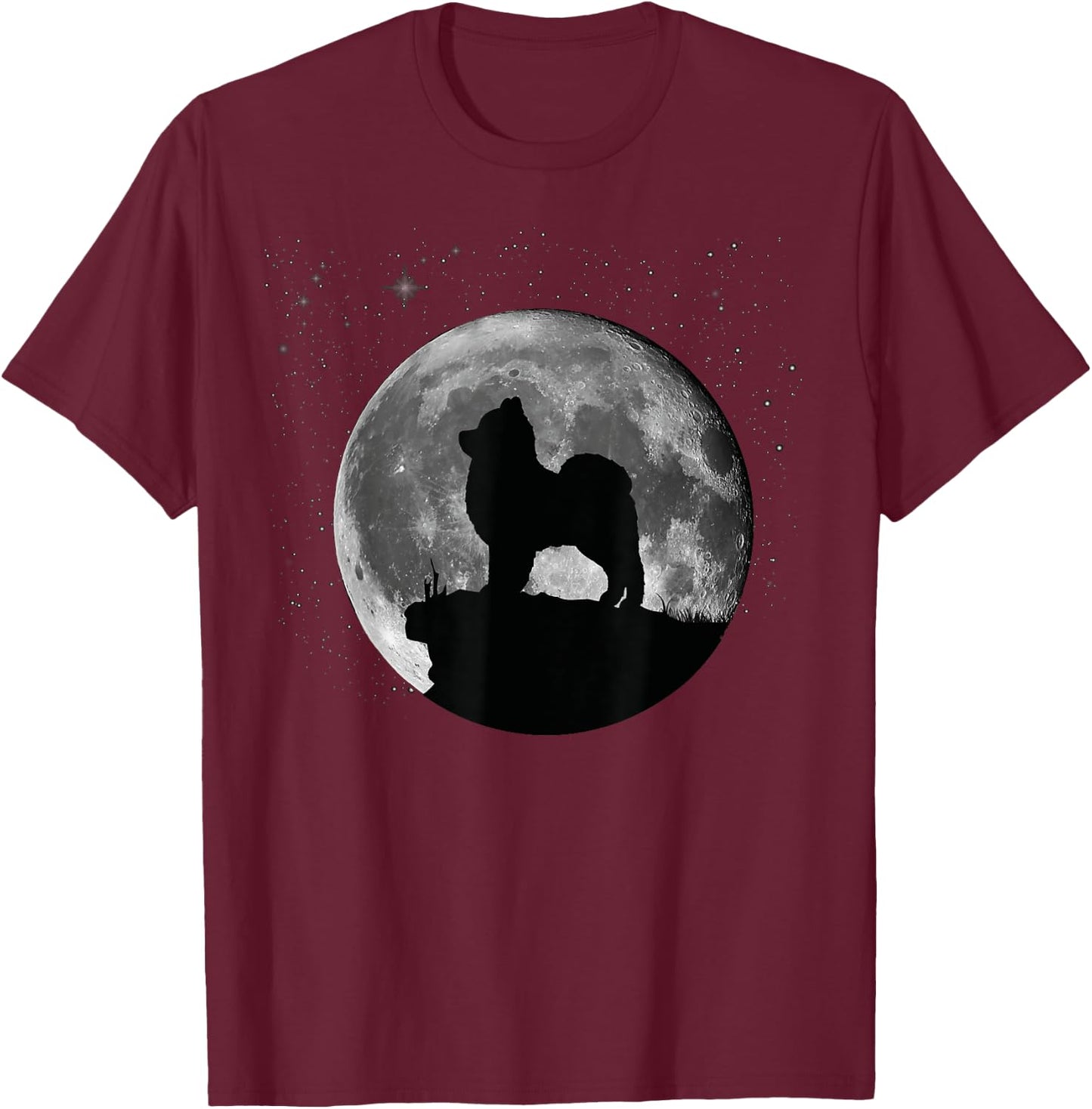 Pomeranian Pom-Dog Women Kids T-Shirt - T-Shirt | Maroon