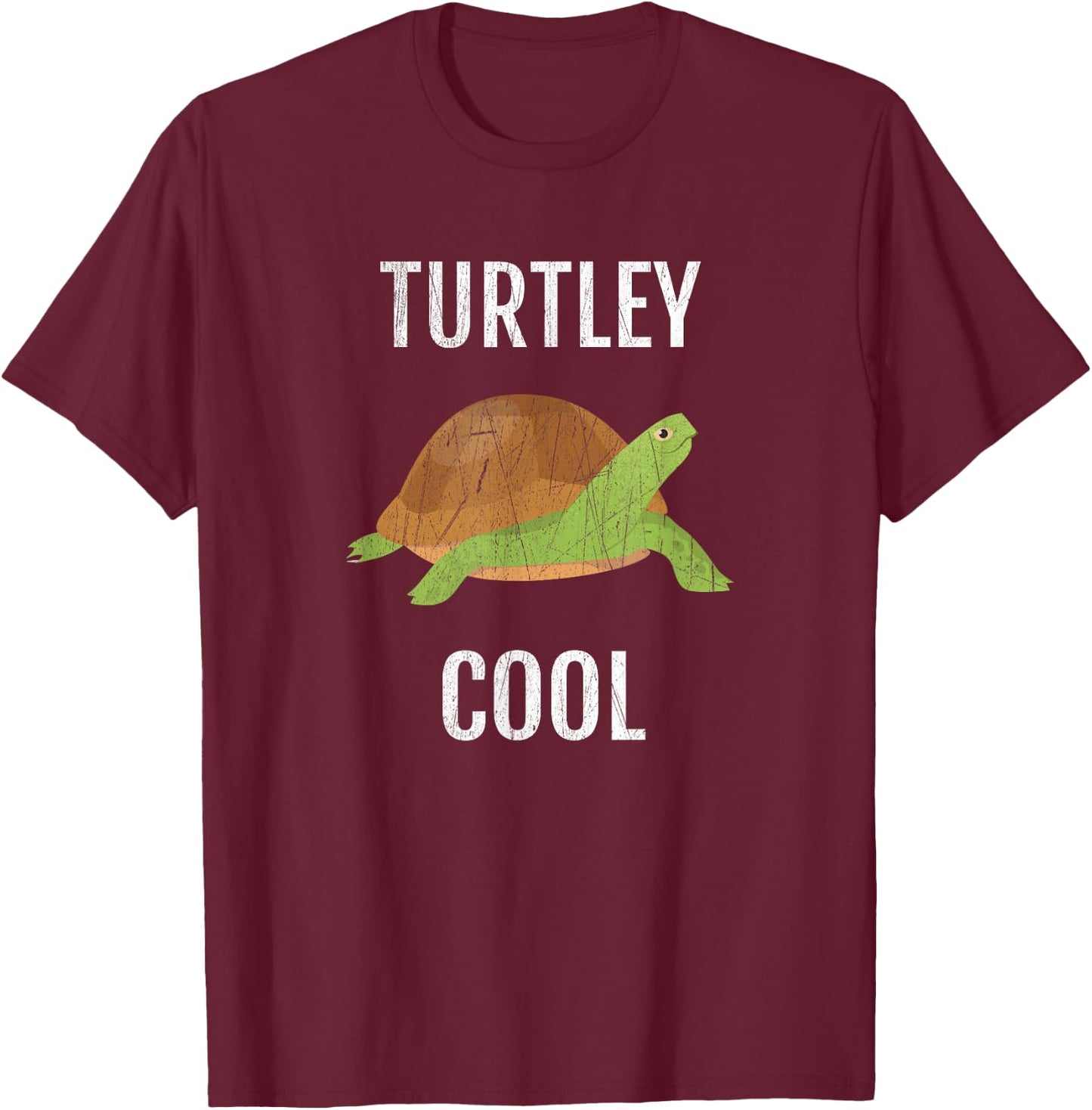 Turtley Cool Shirt - Turtle T-Shirt - T-Shirt | Maroon