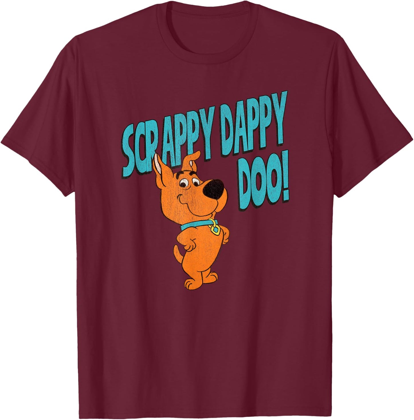 Scooby Doo Scrappy Doo T-Shirt - T-Shirt | Maroon