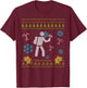 Geocache Christmas Sweater Shirt Geocaching Christmas Sweate T-Shirt - T-Shirt | Maroon