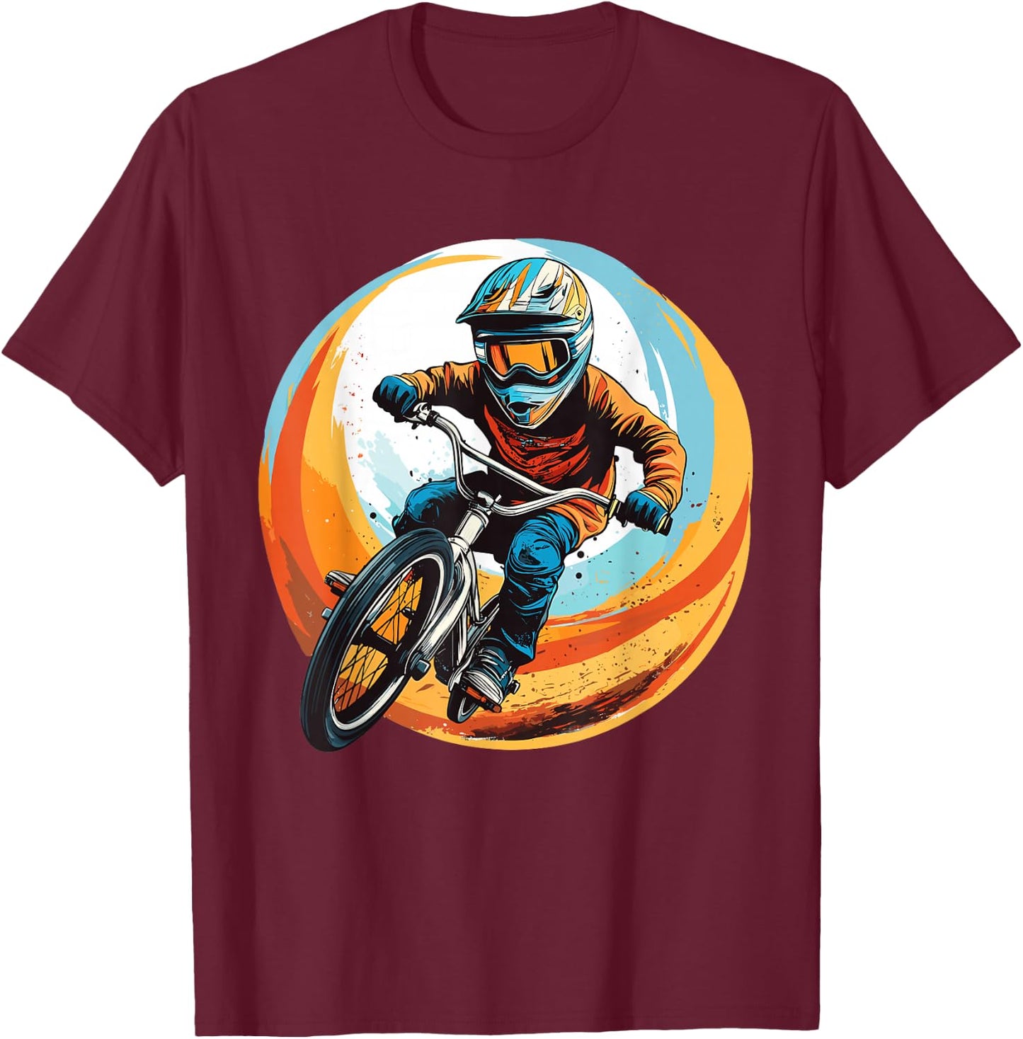 Kids BMX T-Shirt - T-Shirt | Maroon