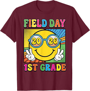 1st Grade Teacher Student First Grade Team T-Shirt - T-Shirt | Maroon