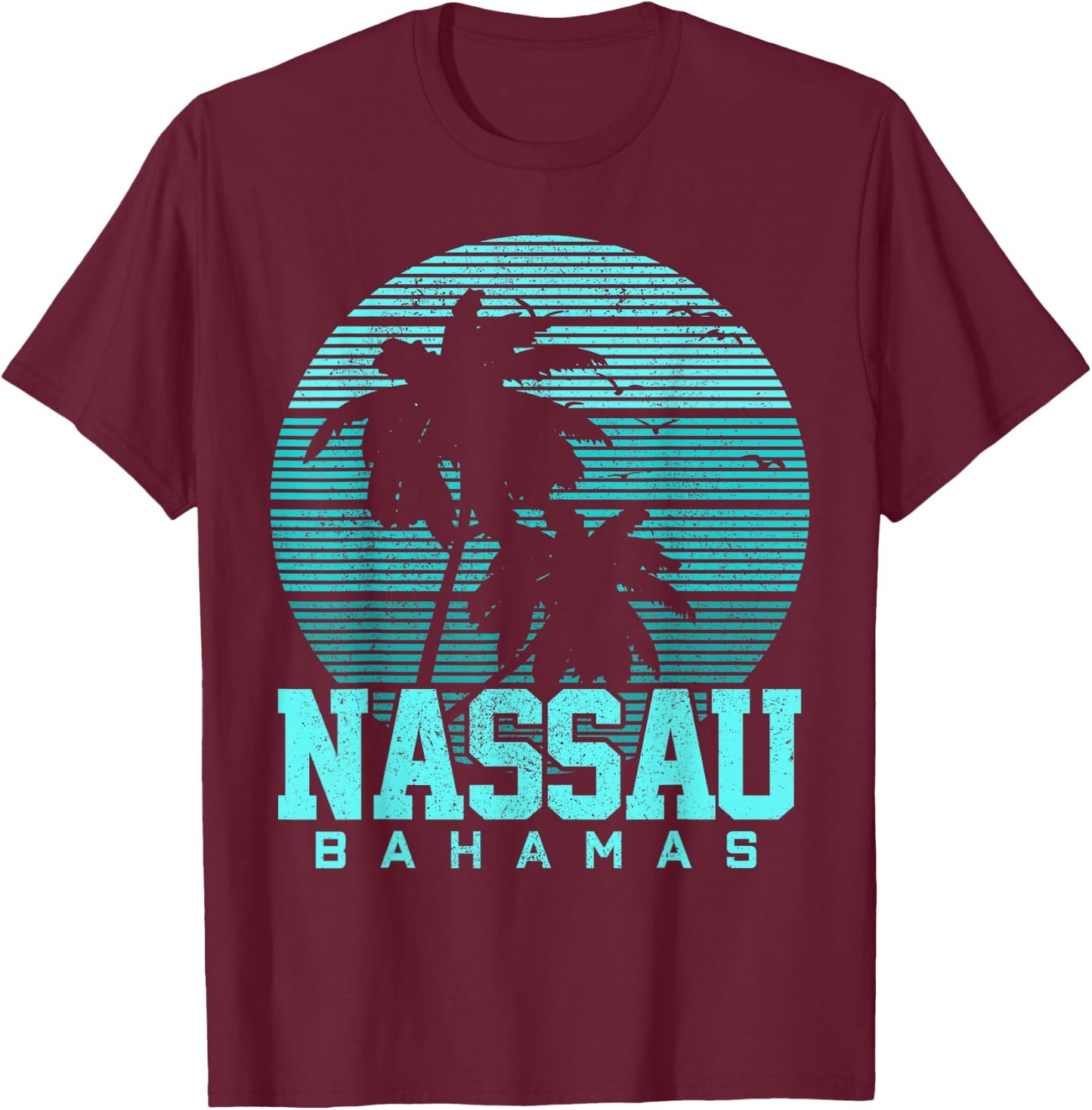 Nassau Bahamas T-Shirt - T-Shirt | Maroon