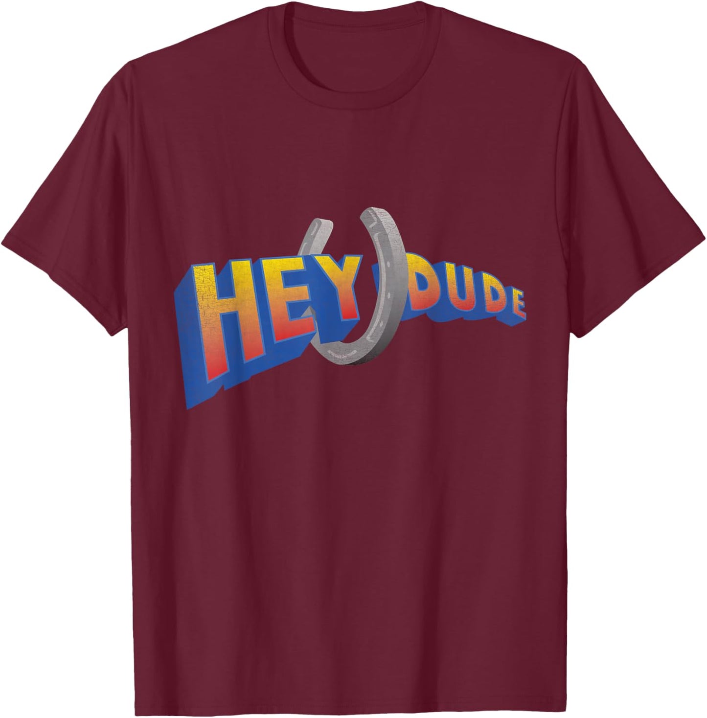 Hey Dude Nickelodeon T-Shirt - T-Shirt | Maroon