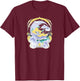Pokémon - Jirachi Celestial Night Sky Moon Mythical Type T-Shirt - T-Shirt | Maroon