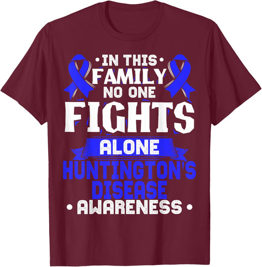 HD Awareness - Huntington's Disease Gift T-Shirt - T-Shirt | Maroon