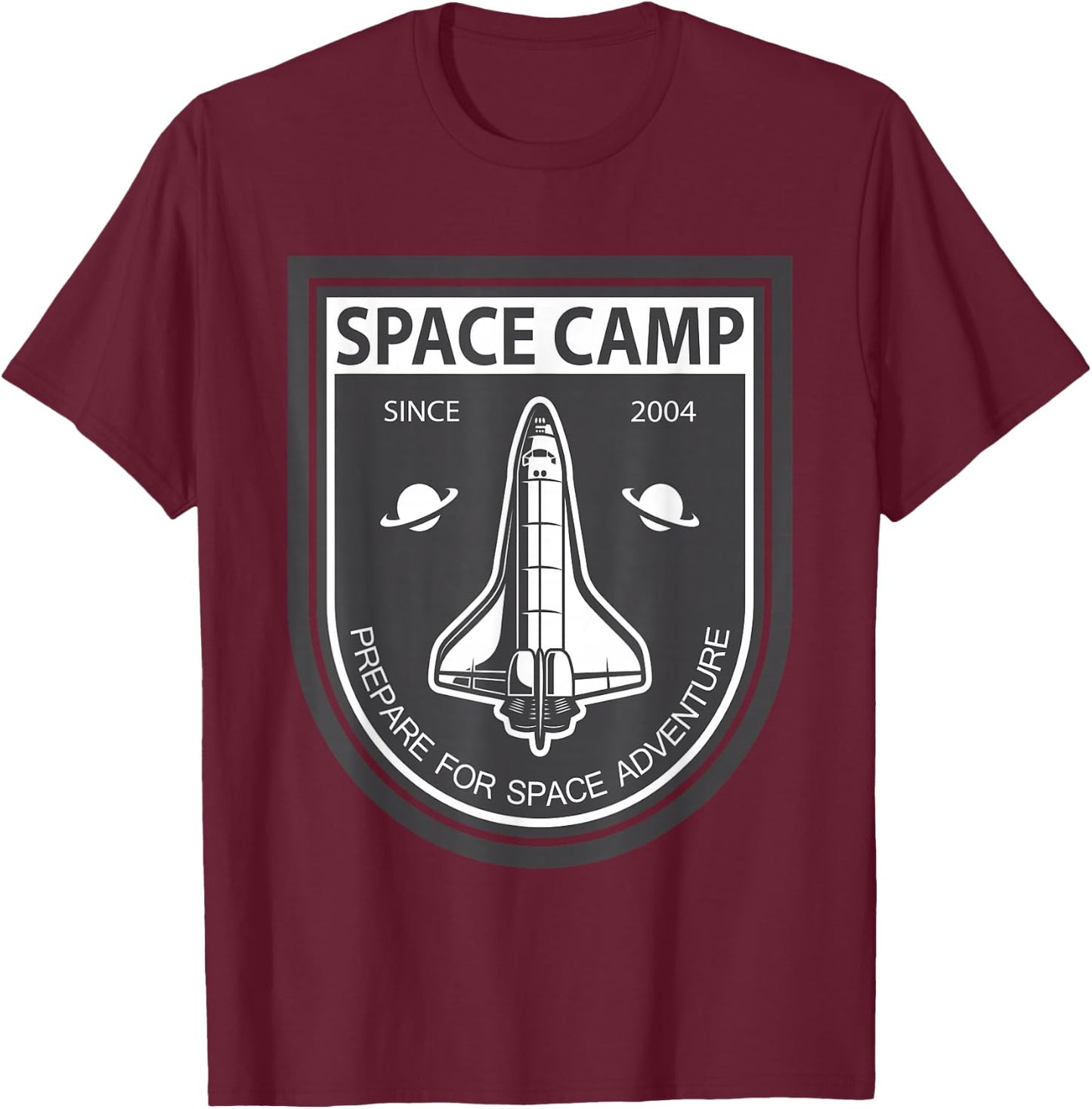 Space Camp - Premium Vintage Retro Space Shirts T-Shirt - T-Shirt | Maroon
