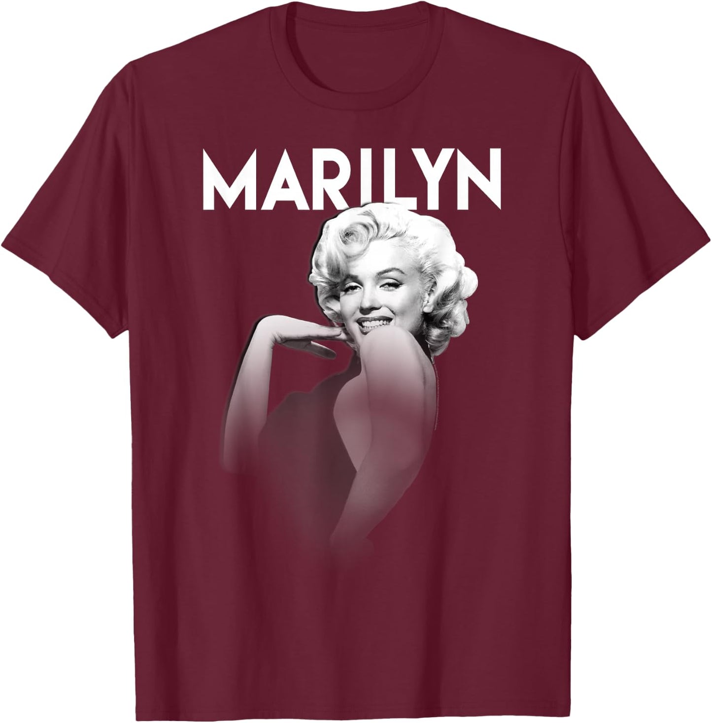 Marilyn Monroe Classic Beauty T-Shirt - T-Shirt | Maroon