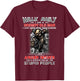 Walk Away I Am A Grumpy Old Man I Love Dogs More Than T-Shirt - T-Shirt | Maroon
