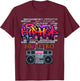 Women CUTE: Hip Hop 80s Costume Shirt Party Outfit Gift T-Shirt - T-Shirt | Maroon