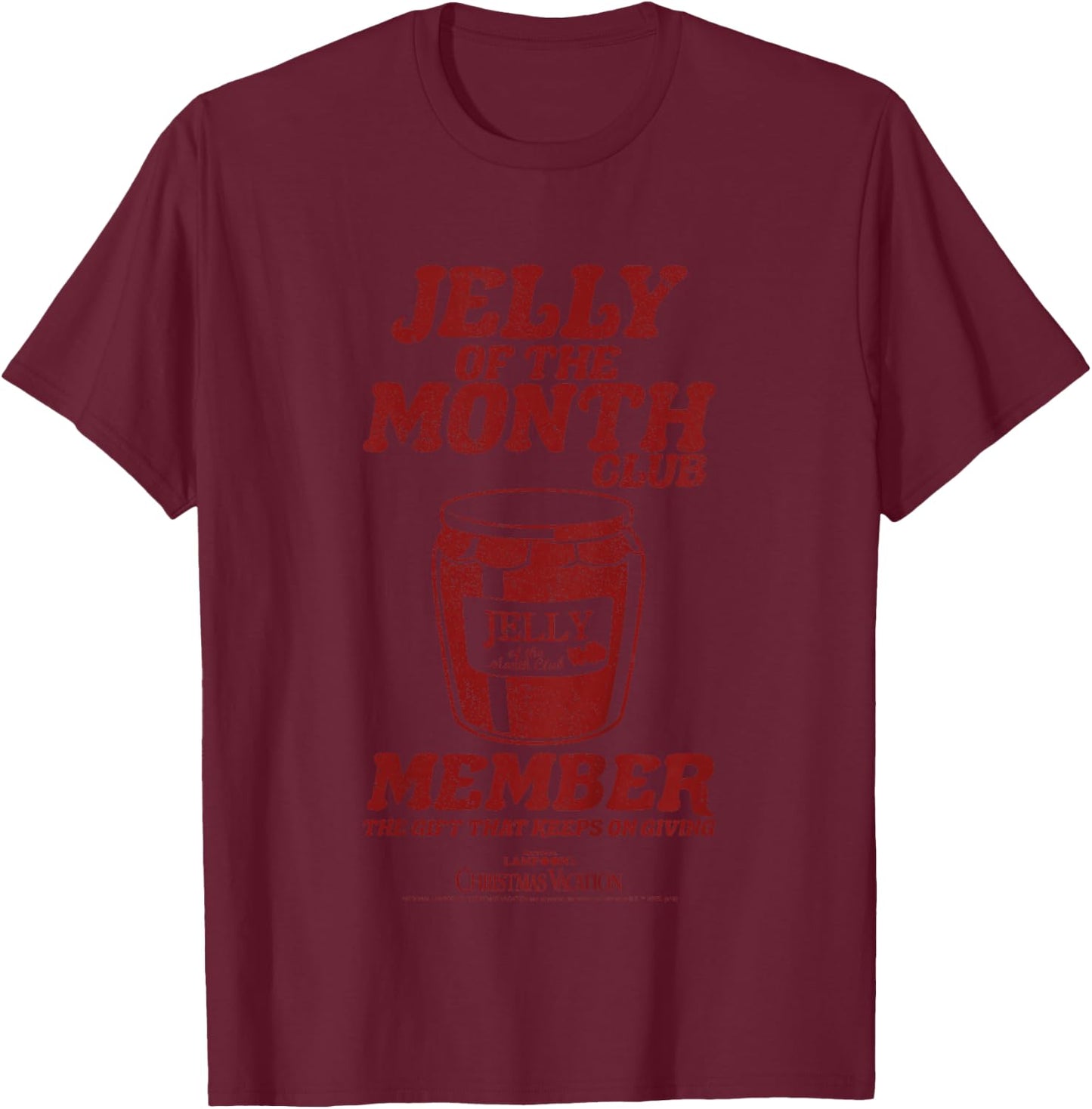 Kids National Lampoon's Christmas Vacation Jelly Of The Month T-Shirt - T-Shirt | Maroon