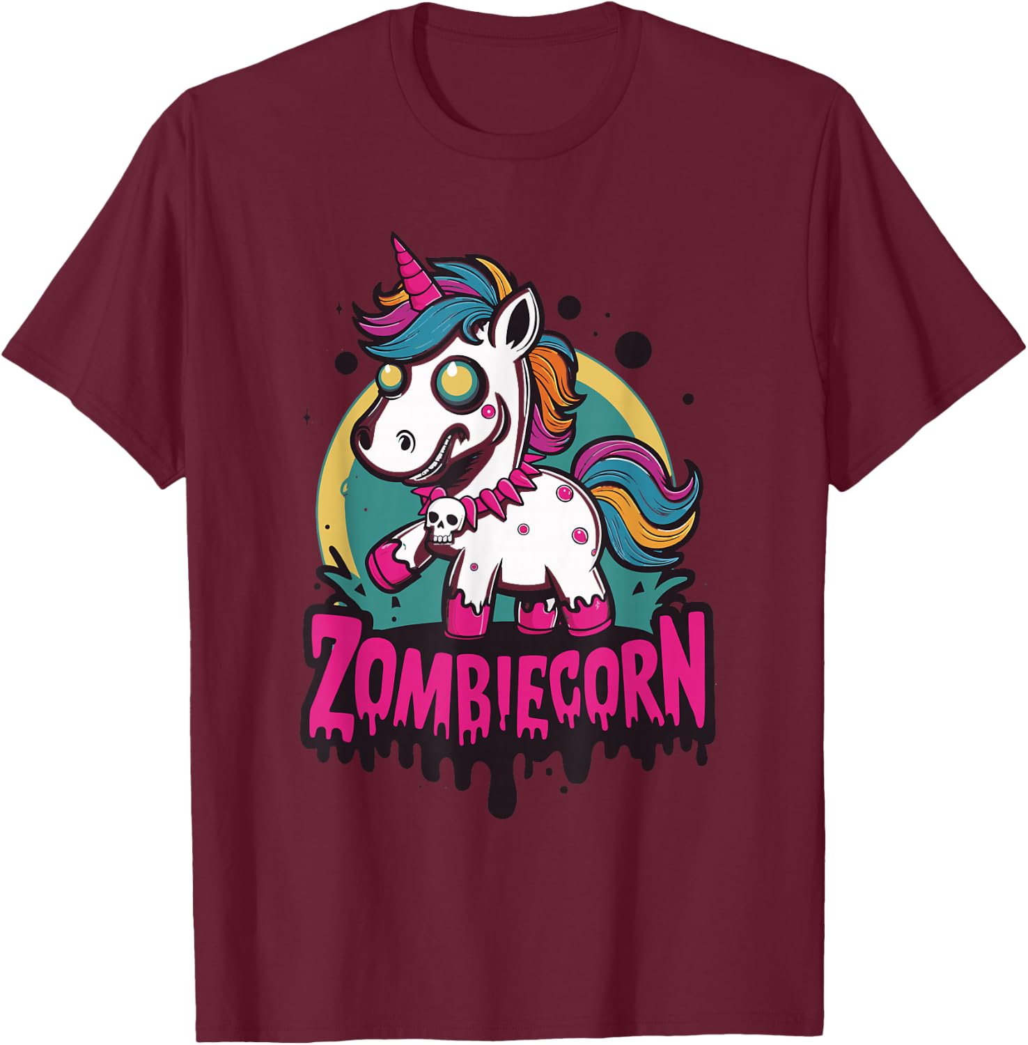 Zombiecorn T-Shirt - T-Shirt | Maroon