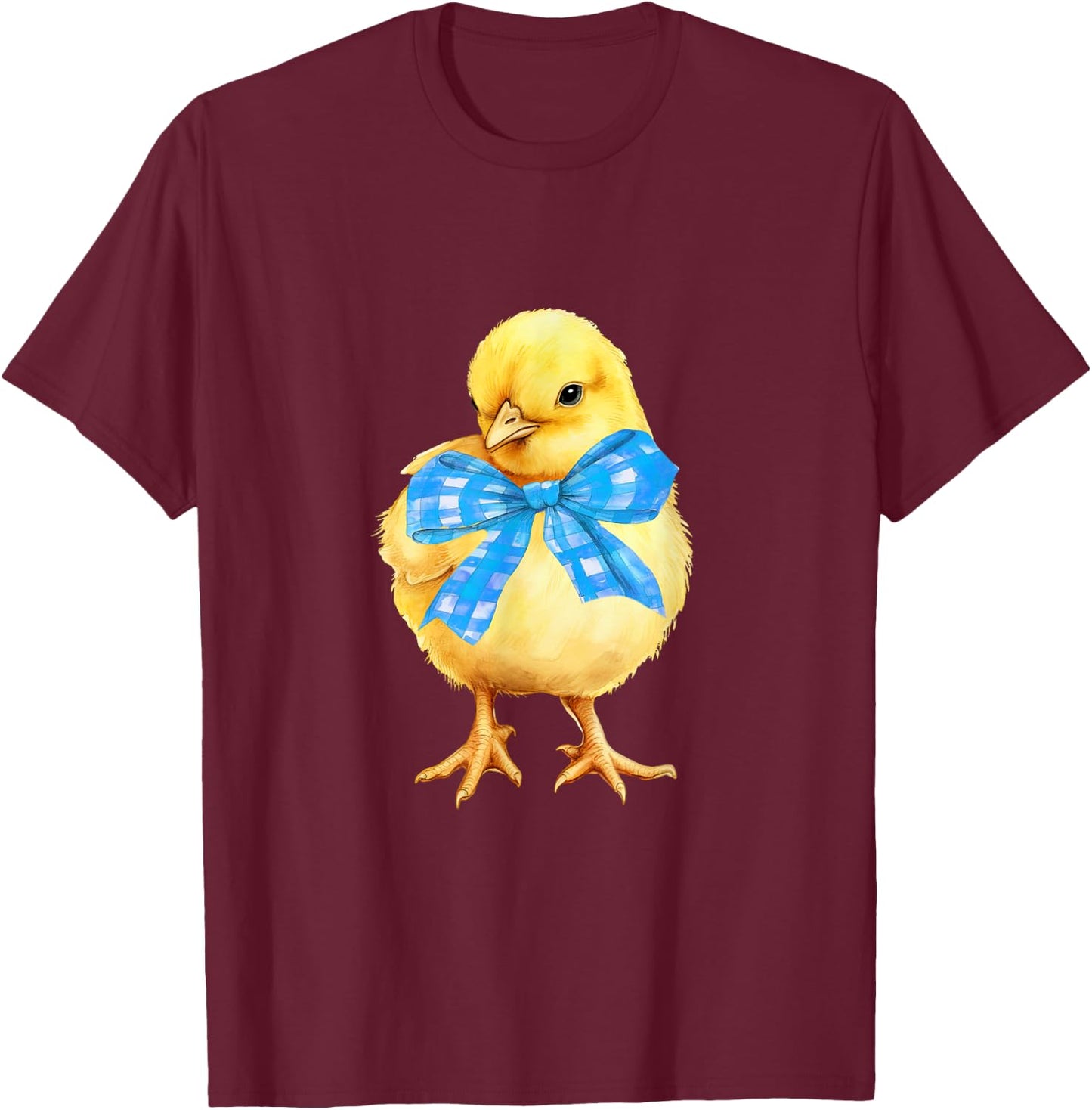 Cute Coquette Bow Chick Fall Halloween Girl Women Gift T-Shirt - T-Shirt | Maroon
