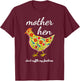 Mother Hen Don't Ruffle My Feathers Chicken Lover T-Shirt - T-Shirt | Maroon