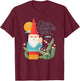 Funny Garden Gnome Pun, Gno Thank You Vintage Humor T-Shirt - T-Shirt | Maroon