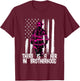 Female Firefighter Gift Shirt Women - Her in Brotherhood T-Shirt - T-Shirt | Maroon