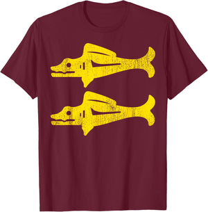 Legends of the Hidden Temple Blue Barracudas T-Shirt - T-Shirt | Maroon