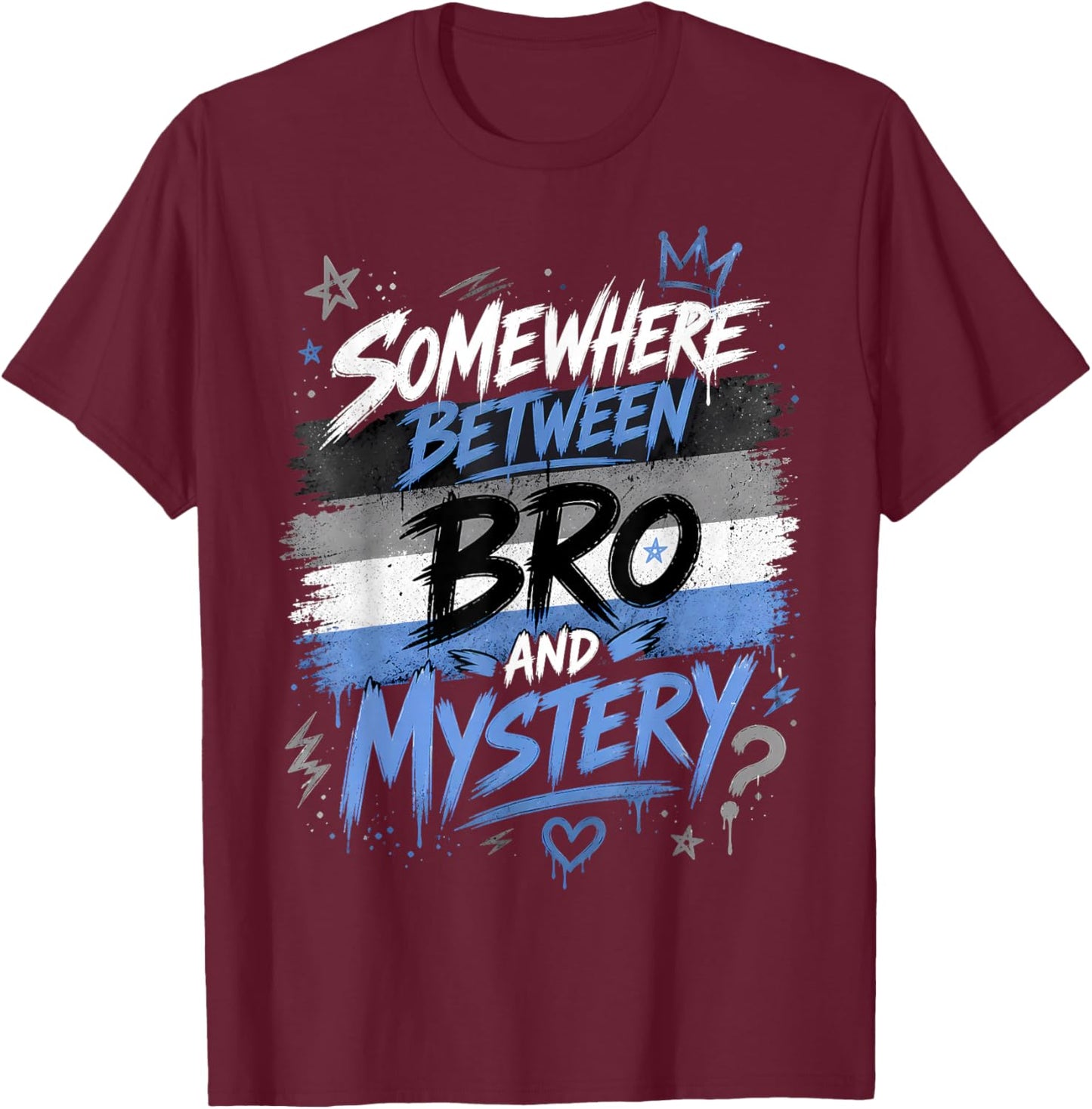 Funny Demiboy T-Shirt - T-Shirt | Maroon