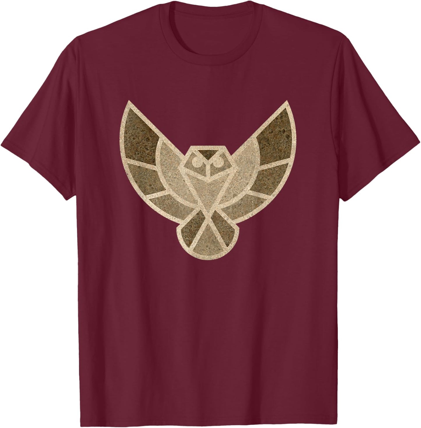Flying owl - for bird watchers T-Shirt - T-Shirt | Maroon