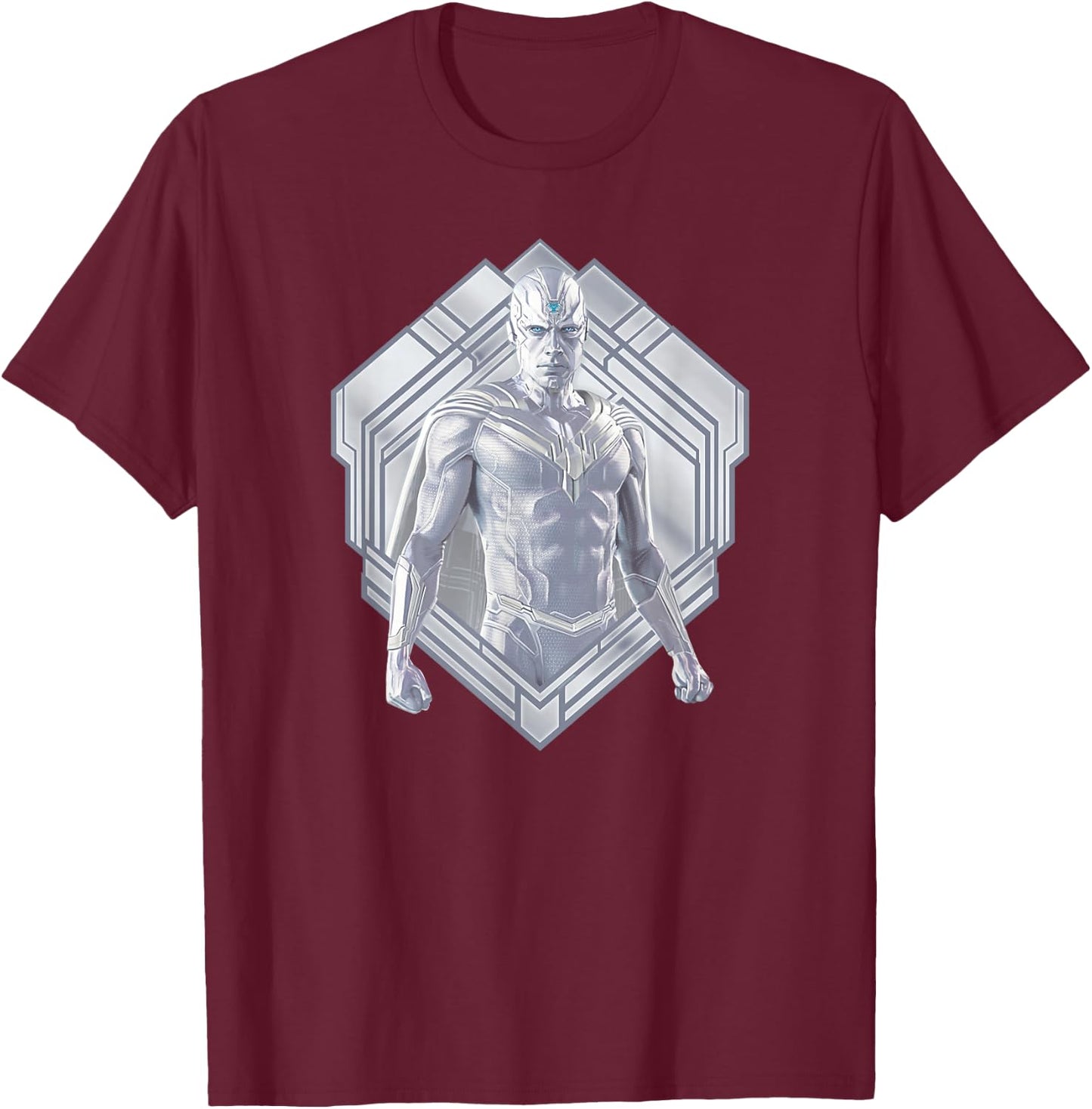 Marvel WandaVision The Vision T-Shirt - T-Shirt | Maroon
