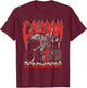 Caiman Scream Poses Anime Manga T-Shirt - T-Shirt | Maroon