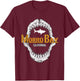 Retro Morro Bay California Shark Distress Morro Bay CA T-Shirt - T-Shirt | Maroon