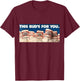 Budweiser Vintage 'This Bud's For You' Ad T-Shirt - T-Shirt | Maroon