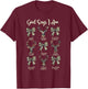 God Says I Am Christian Jesus Camo Coquette Bow Deer Hunting T-Shirt - T-Shirt | Maroon